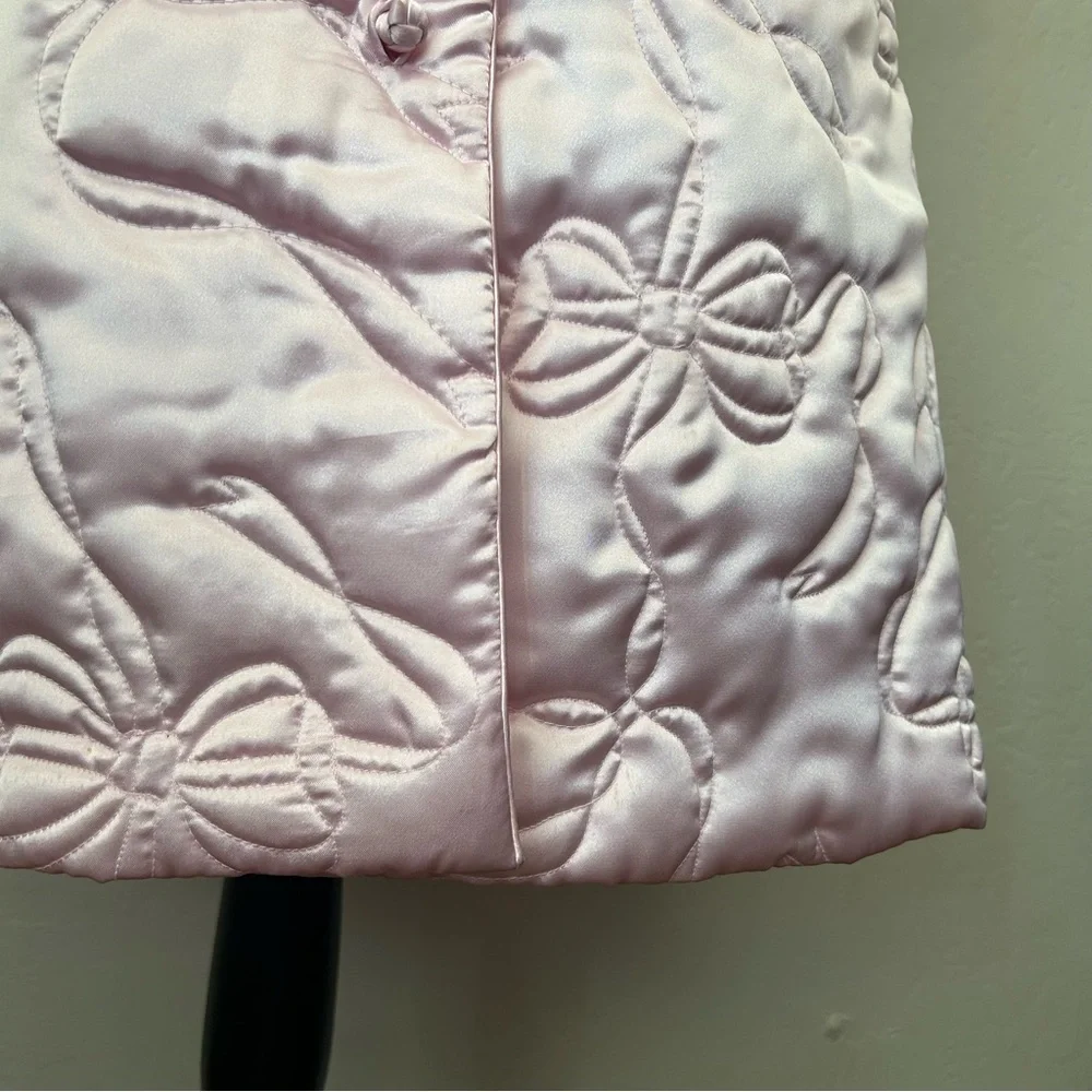 Vintage 50s Coquette Bow Puffer I. Magnin Coat - Picture 10 of 13